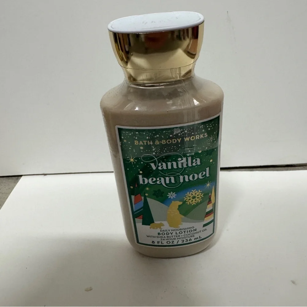 Bath Body Works Body Lotion Nourishing Vanilla Bean Noel 8 OZ